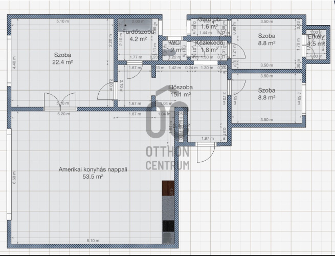 4 bed · 97m² · Lakás · 147.900.000 Ft